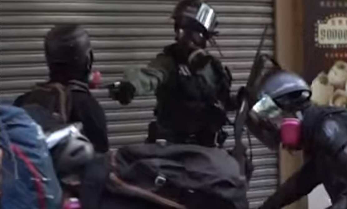 A 18-year-old-student-protestor-was-shot-by-police-with-shotgun