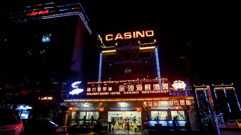 Hotel and Casino in Sihanoukville province, Cambodia