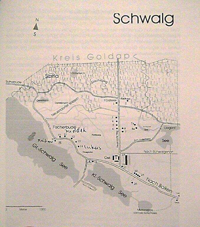 Das kleine Dorf Schalg in dem die Mutter aufwuchs