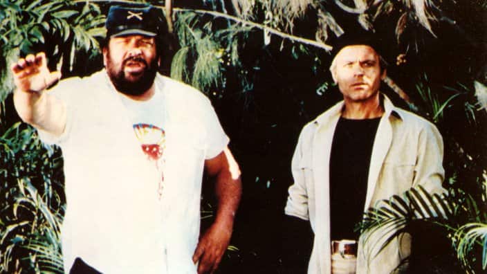 WHO FINDS A FRIEND FINDS A TREASURE (IT/US 1981) BUD SPENCER, TERENCE HILL Picture from the Ronald Grant Archive WHO FINDS A FRIEND FINDS A TREASURE (IT/US 1981) BUD SPENCER, TERENCE HILL Date: 1981