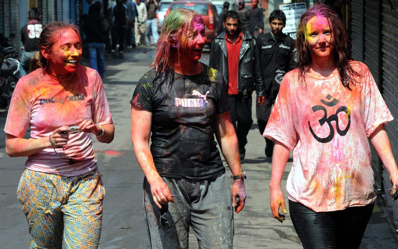 The tradition of Holi, also known as Festival of Colours, heralds the beginning of spring and is celebrated all over Nepal and neighboring country India. 