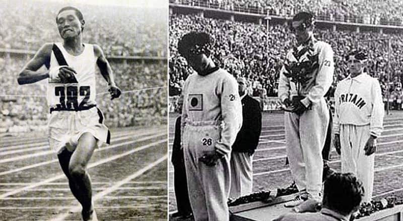 Sohn Ki-jeong, a marathon gold medalist at the 1936 Berlin Olympics