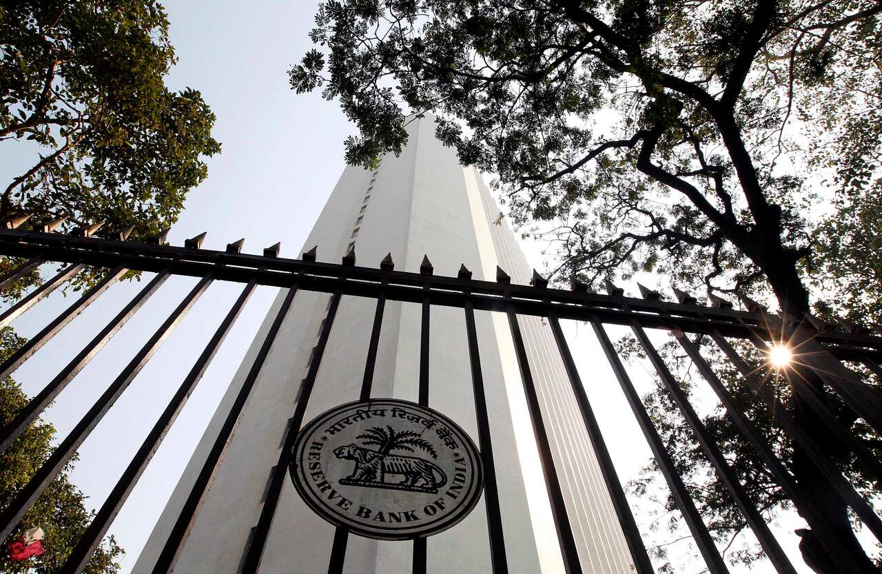 The Reserve Bank of India (RBI) building is seen in Mumbai, India, Tuesday, Jan. 24, 2012.
