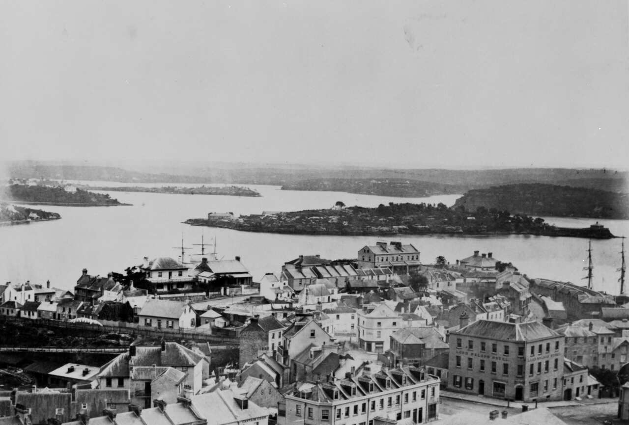 A photograph taken during the voyage of H.M.S. Challenger (1872-1876) funded by the British Government for scientific purposes.  The expedition is believed to have been the first to carry an official photographer.     Date: