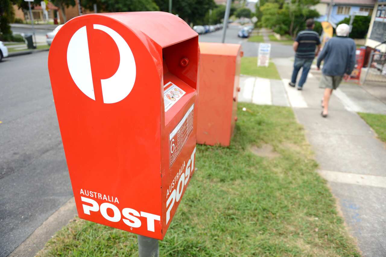 An Australia Post post-box in Brisbane.