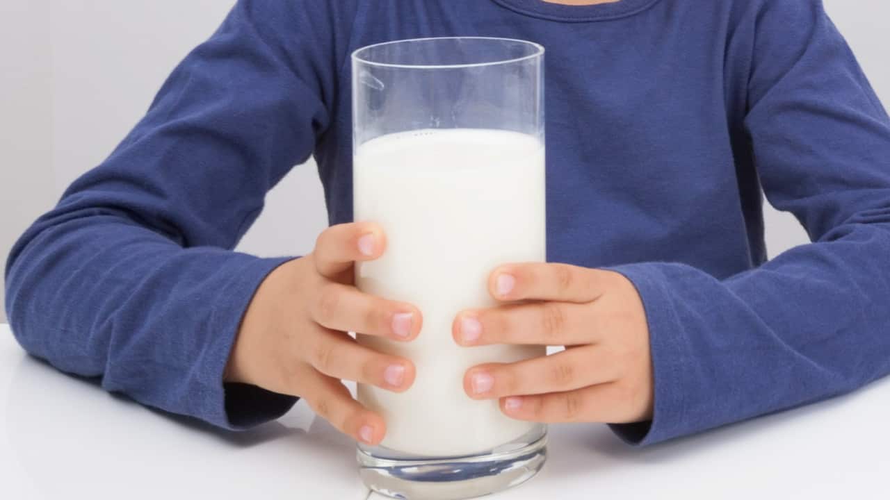 Glass of milk