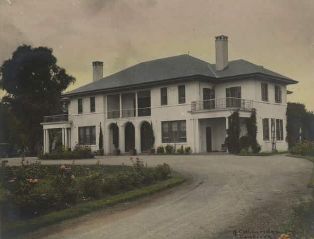 Prime Ministers Lodge. Canberra.Location: Canberra, AustraliaDate: 1927