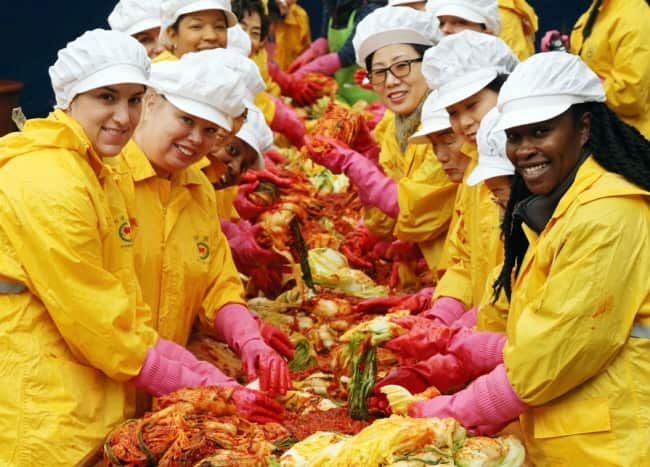 Kimjang; Making and Sharing Kimchi in the Republic of Korea has been listed as an Intangible Cultural Heritage of Humanity.