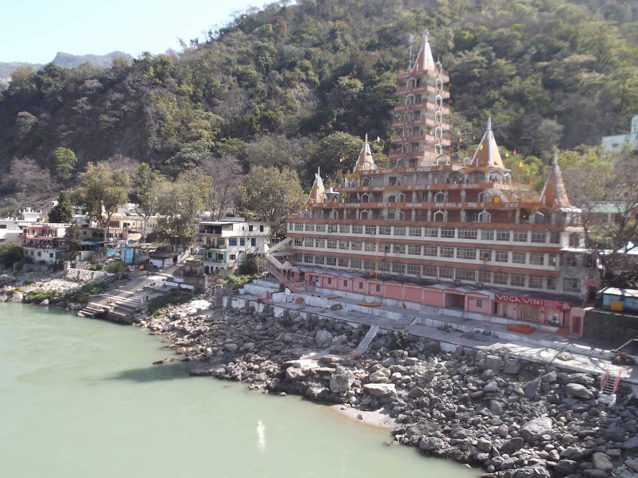 Beatles George Harrison and John Lennon travelled to Rishikesh in 1968 to study transcendental meditation. 