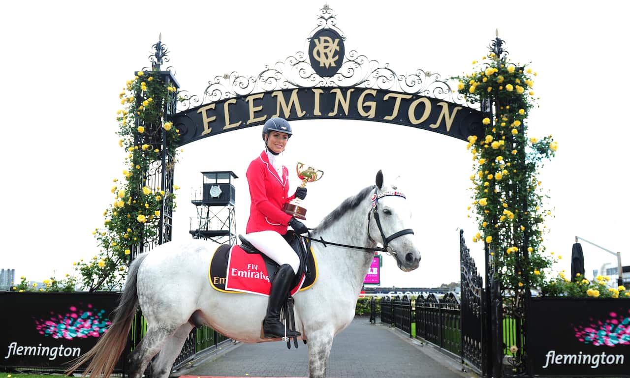 There'll be no crowds to cheer the horses along at Flemington today.