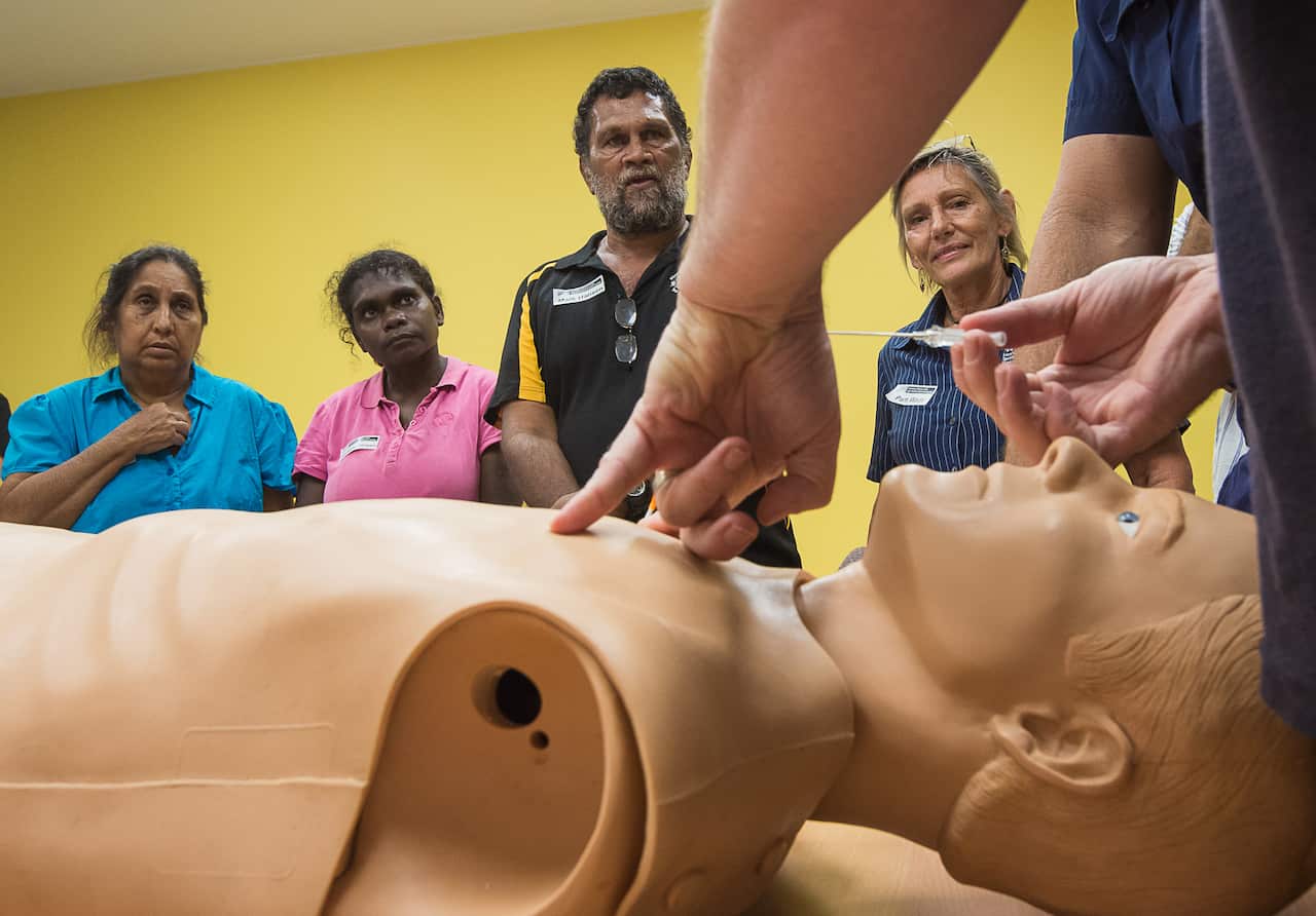 The National Critical Care and Trauma Response Centre based out of Darwin conductedTrauma Education in Jabiru for remote area health workers. 