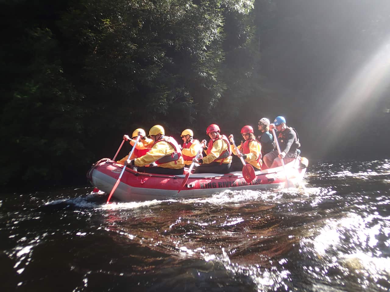After suffering years of years abuse by nearby mining operations, Tasmania's King River is now home to a new tourism rafting venture.