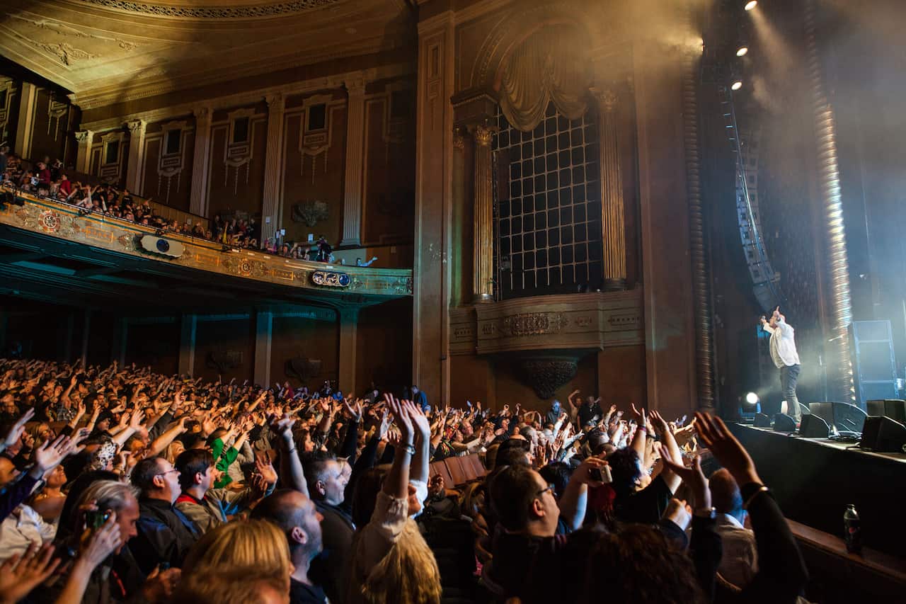 L'immagine di un concerto al Palais Theatre di St Kilda 