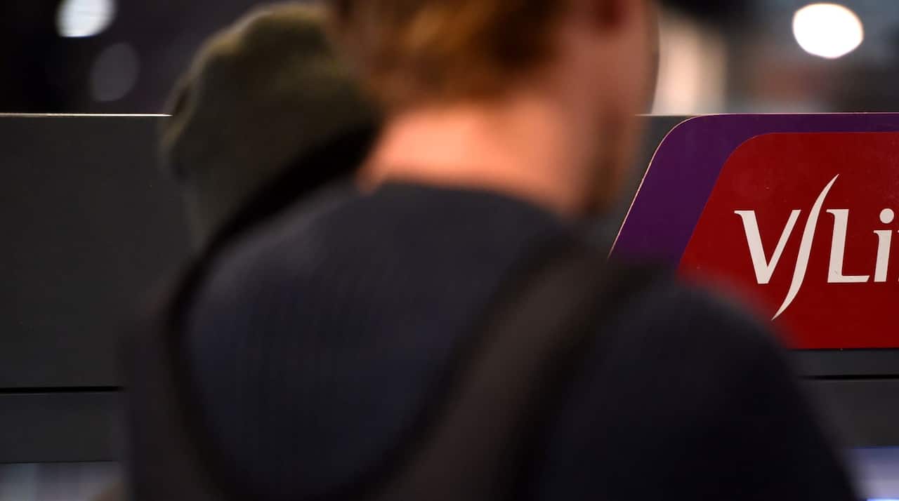 V Line stock at Southern Cross Station in Melbourne, 