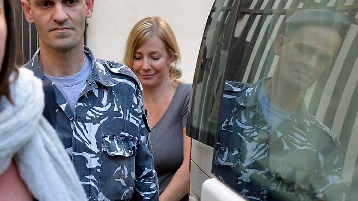 Sally Faulkner smile after she got released on bail 