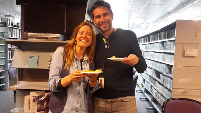 SBS staff from different language programs celebrating Diwali in Melbourne.