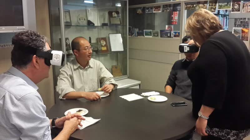SBS staff from different language programs celebrating Diwali in Melbourne.