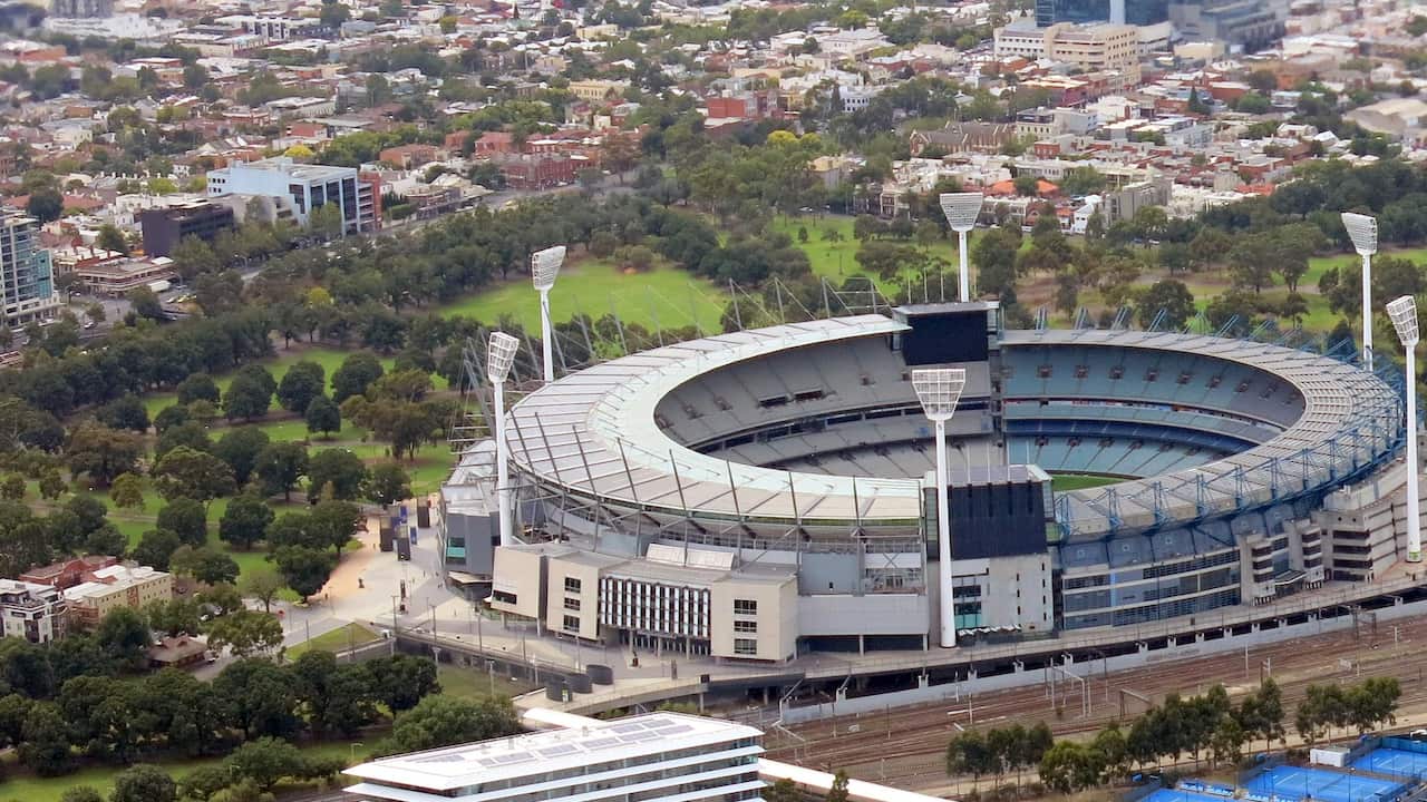 Il Melbourne Cricket Ground (MCG) può ospitare oltre 100mila persone