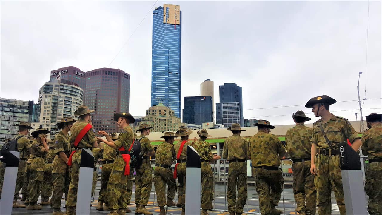 ANZAC Day, Melbourne, 2018. 