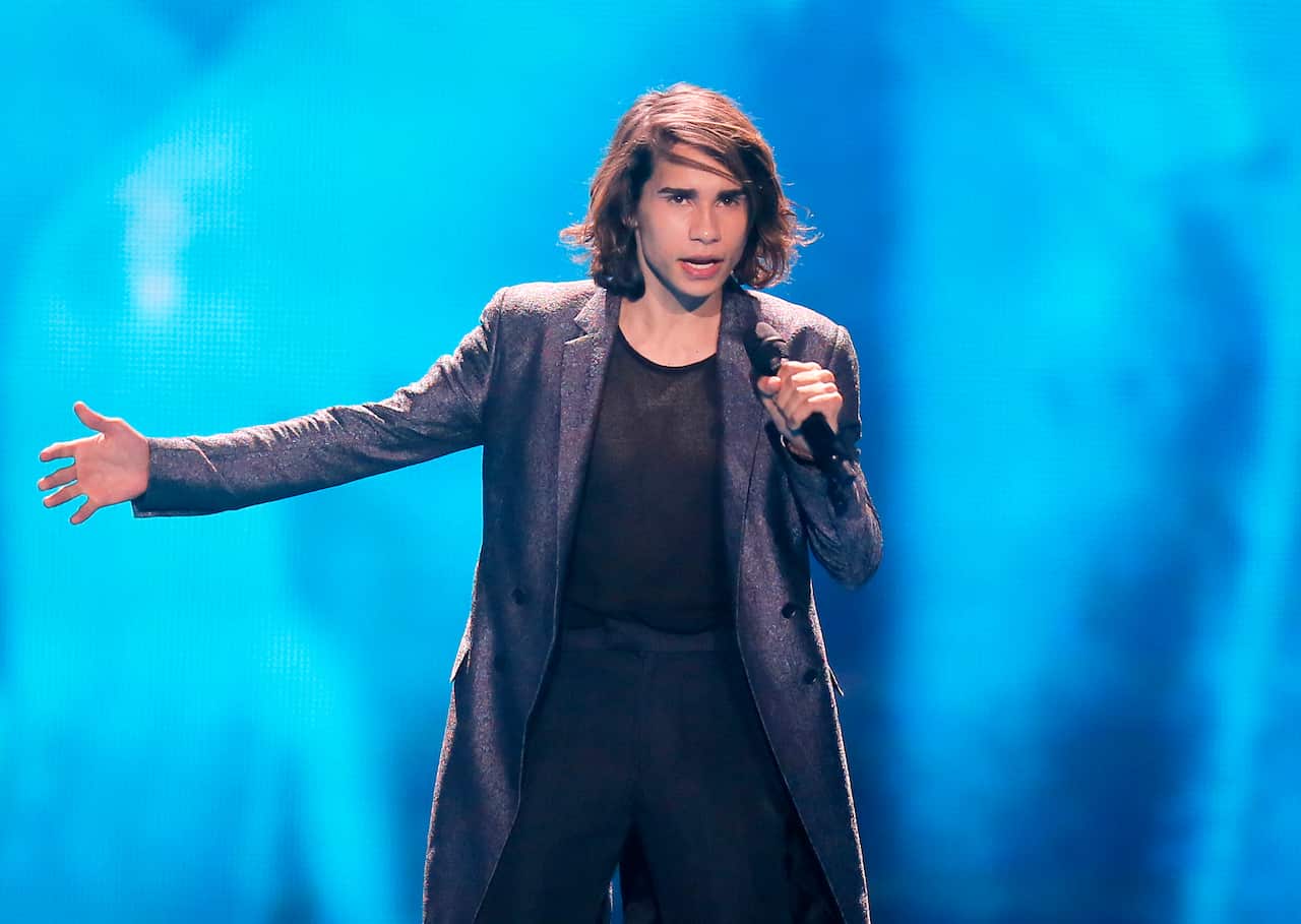 Isaiah Firebrace rappresenta l'Australia allo Eurovision Song Contest di Kiev nel 2017 