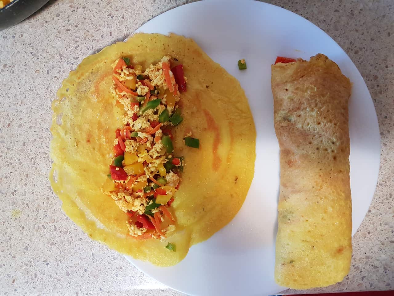 Stuffed Dosa