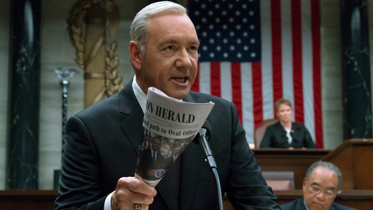 Kevin Spacey as Francis Underwood in the Netflix original series "House of Cards"