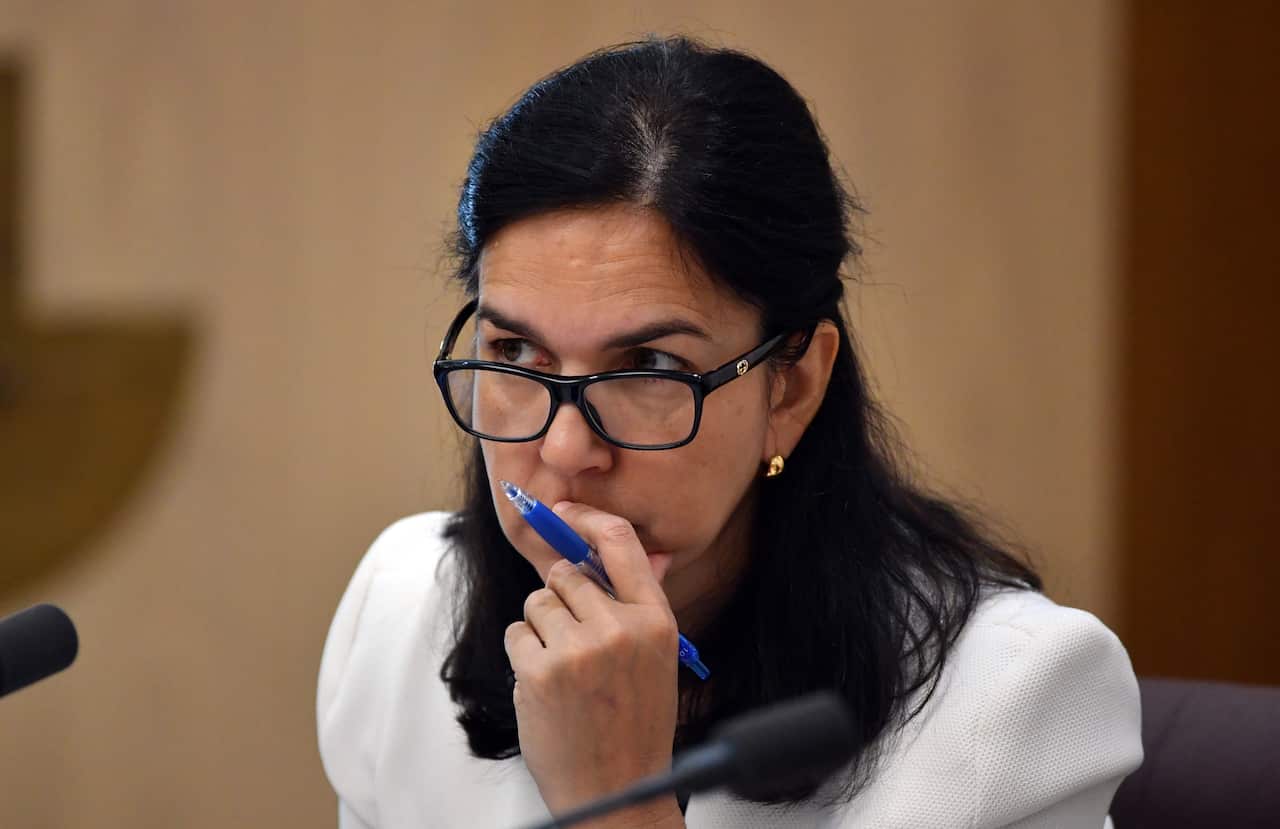 Labor Senator Lisa Singh at a Senate public hearing into the arrangements for the postal survey into same sex marriage at Parliament House in Canberra, Thursday, September 7, 2017. (AAP Image/Mick Tsikas) NO ARCHIVING
