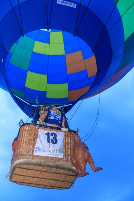 Andrei Kulkov, Russian Hot Air Ballooning Champion in 2011&2015, and flight navigator Ruslan Pranitskiy.