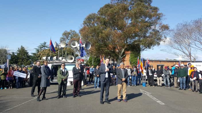 Public Rally in Melbourne