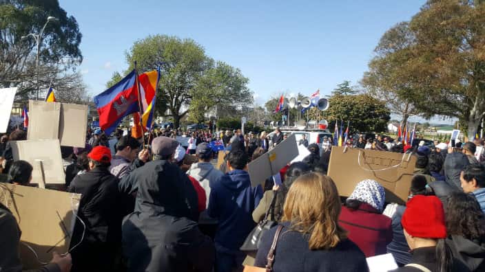 Public Rally in Melbourne
