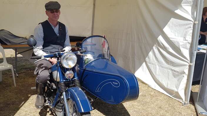 Lars Gleerup on his Nimbus