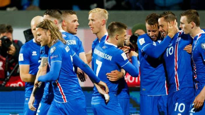 Players of Iceland football team