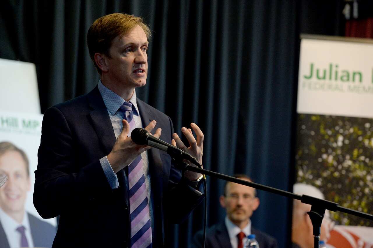 Member for Bruce, Julian Hill in Melbourne, November 22, 2017.