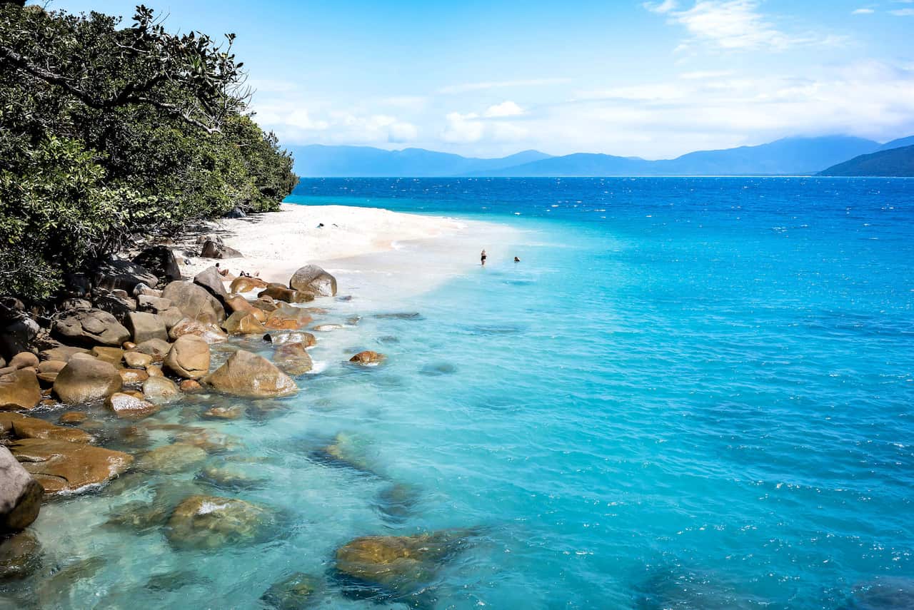Nidey Beach on Fitzroy Island in Queensland. A former nudist haven on a tropical Queensland island has topped the list of Australia's best beaches.