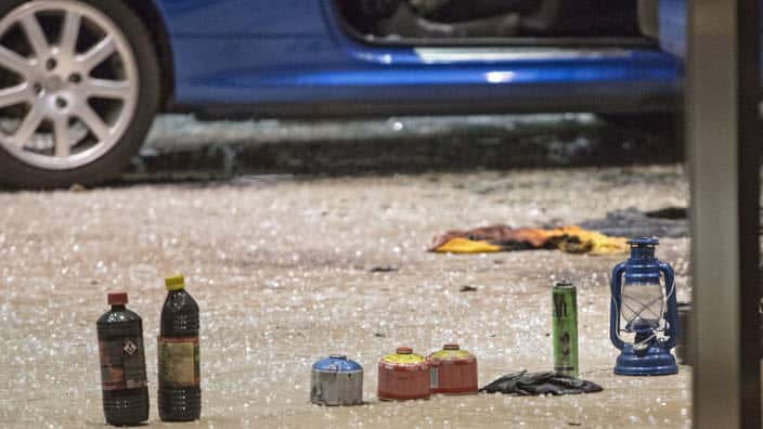 damaged car in an accident