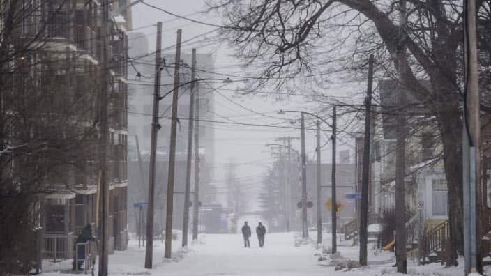 winter storm blows through Atlantic Canada on Christmas Day