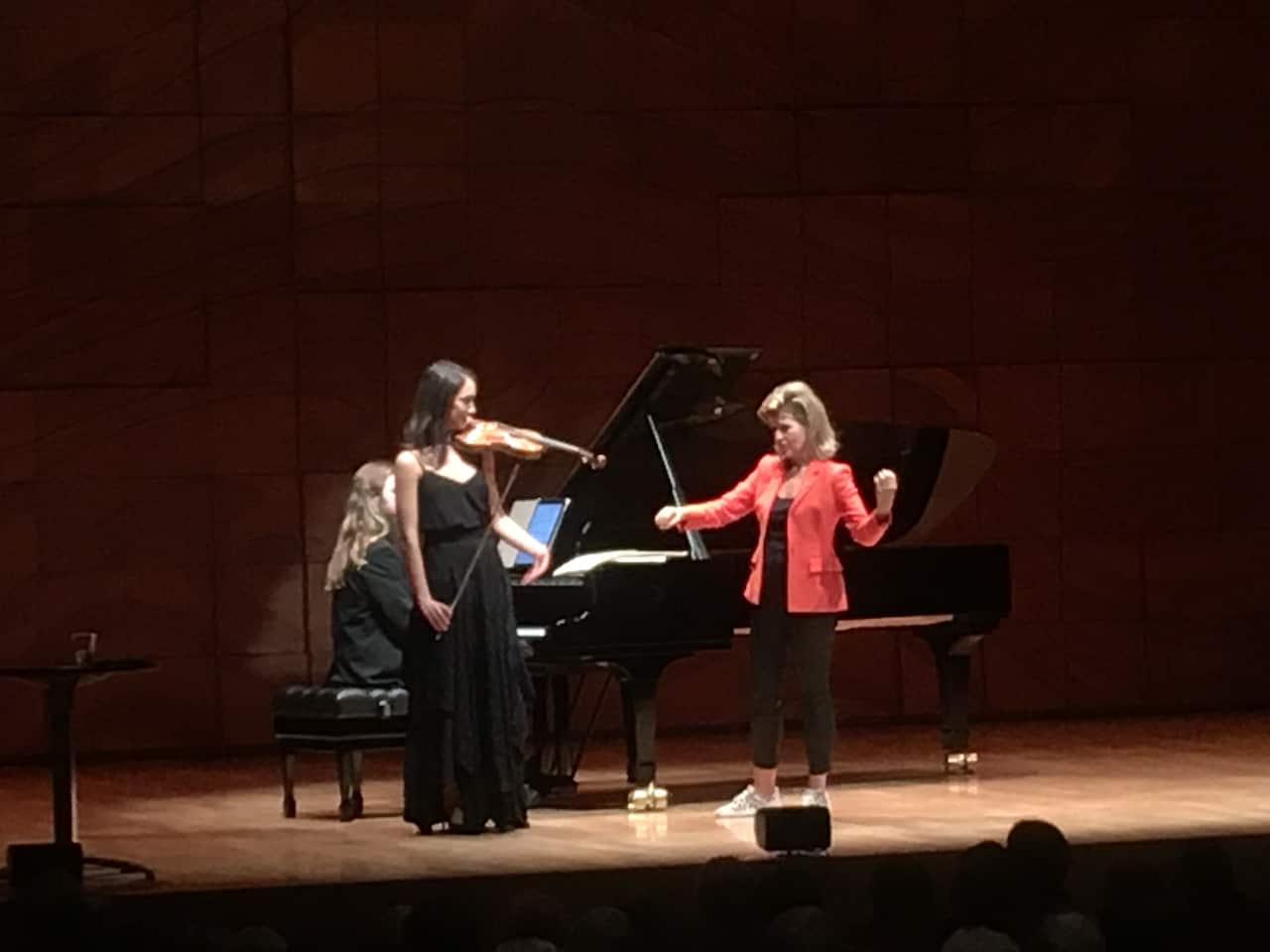 Anne Sophie Mutter takes a Master Class in Melbourne