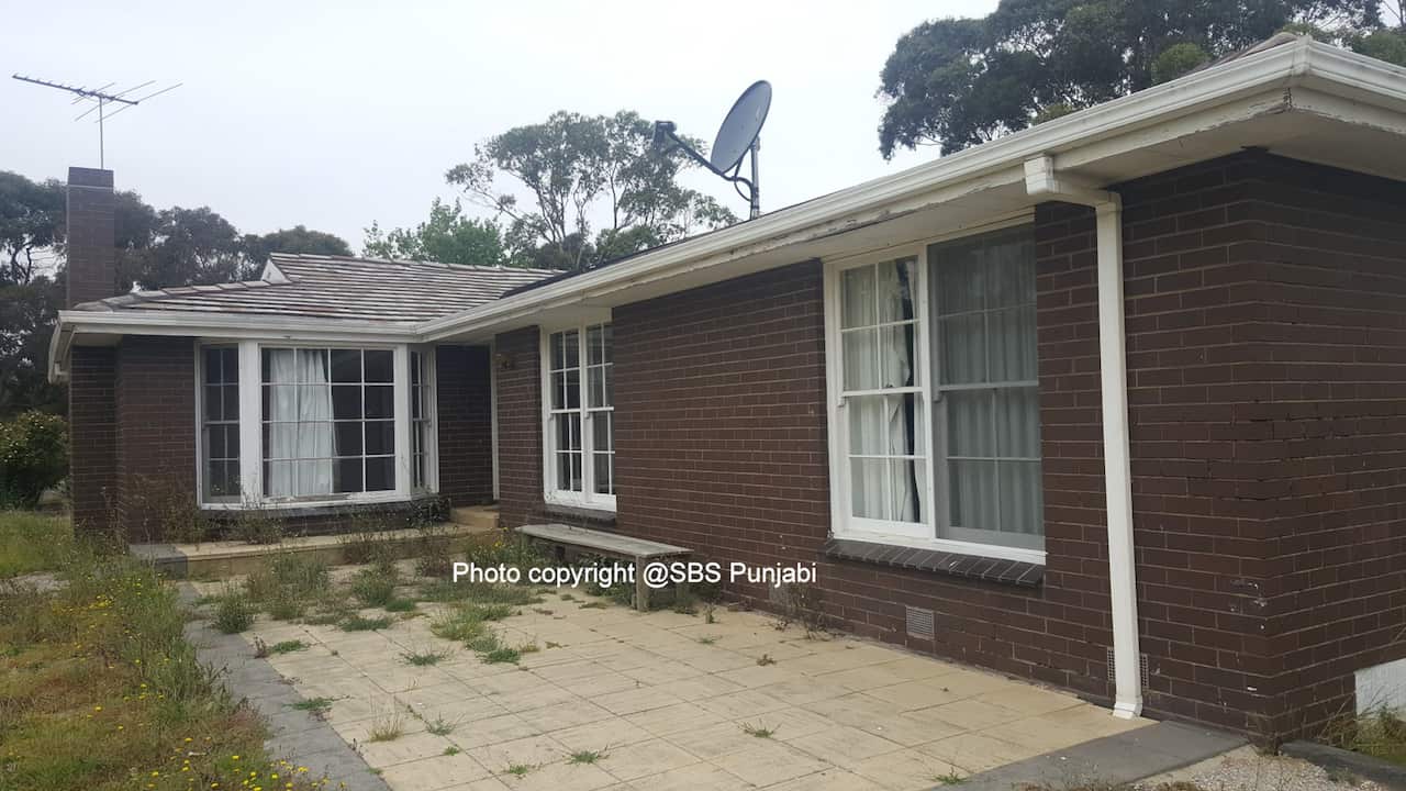 The Sikh temple site in Officer