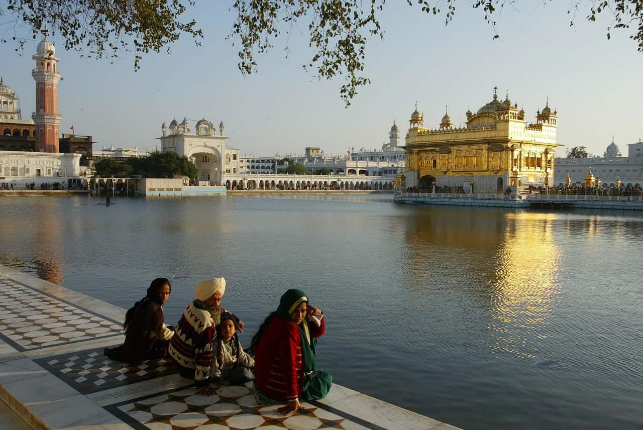 Golden Temple in Amritsar, India. 