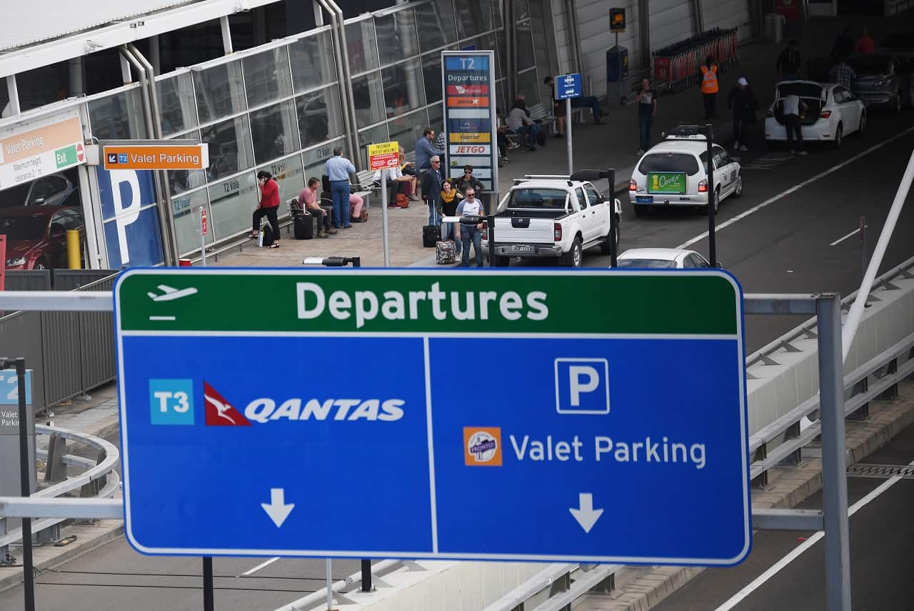 Terminal 2 at the Domestic Airport at Sydney Airport in Sydney