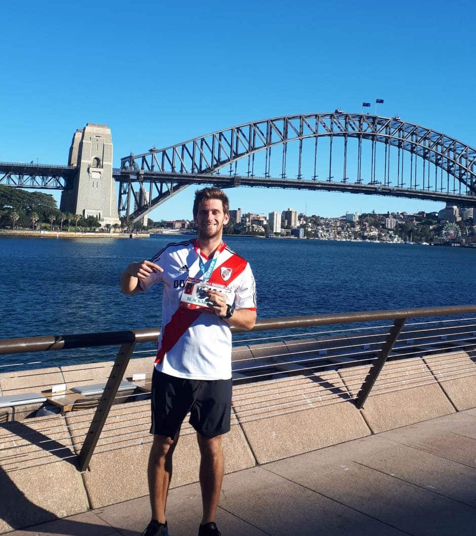 River fan Santiago Moscatelli