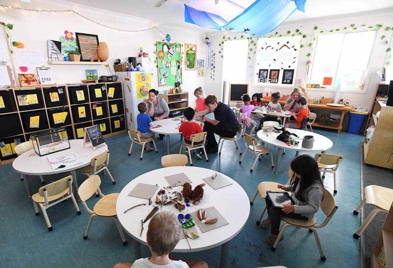 Children in preschool 