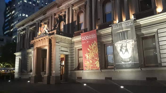The event took place at the Hellenic Museum in Melbourne