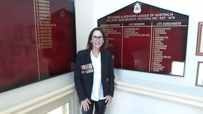Reylee Waugh at the Hellenic RSL in South Melbourne