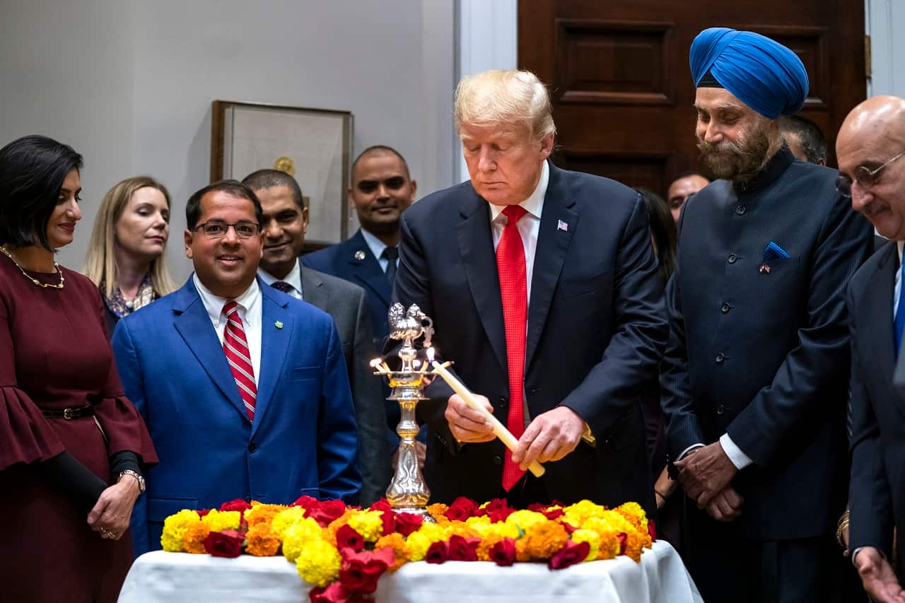 Neomi Rao and Donald Trump