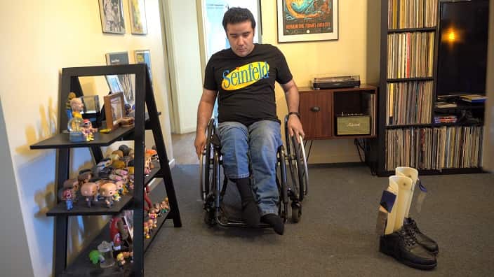 Greek Australian Marios Filintatzis, the protagonist of "Mission to Marz" short film. 