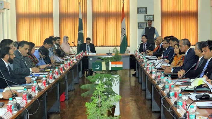 India Pakistan talks on the Kartarpur Corridor, 14 March 2019.