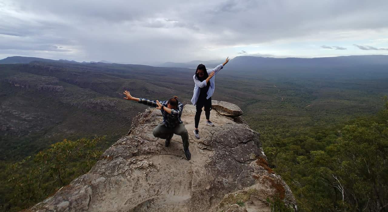 Benson likes spending time in nature with friends