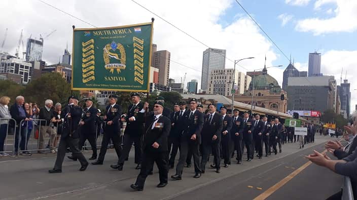 Thousands of people have gathered in Melbourne to honour Australia's servicemen and women.