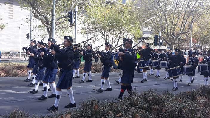 Thousands of people have gathered in Melbourne to honour Australia's servicemen and women.